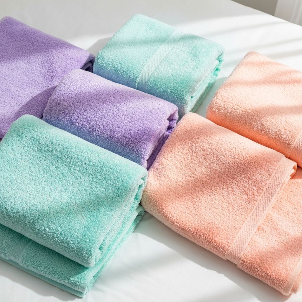 가정용 컬러 타월